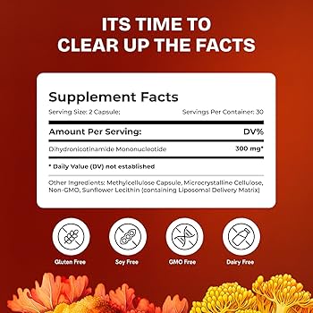 Amazon.com: Liposomal NMNH Supplement (Dihydronicotinamide